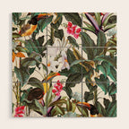 Tropical Toucan Garden Wood Wall Art Gallery Image 1