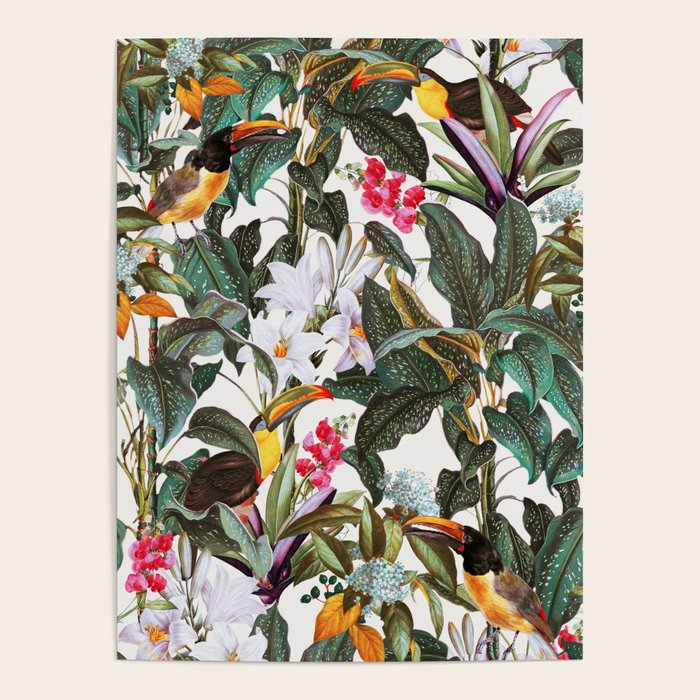 Tropical Toucan Garden Poster Gallery Image 4