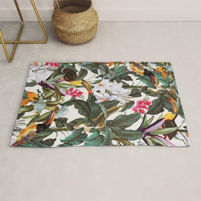 Tropical Toucan Garden Rug Gallery Image 1