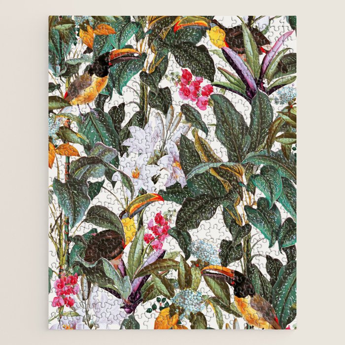 Tropical Toucan Garden Jigsaw Puzzle Gallery Image 1