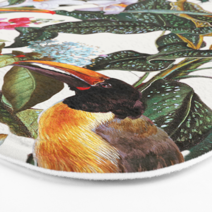 Tropical Toucan Garden Bath Mat Gallery Image 3