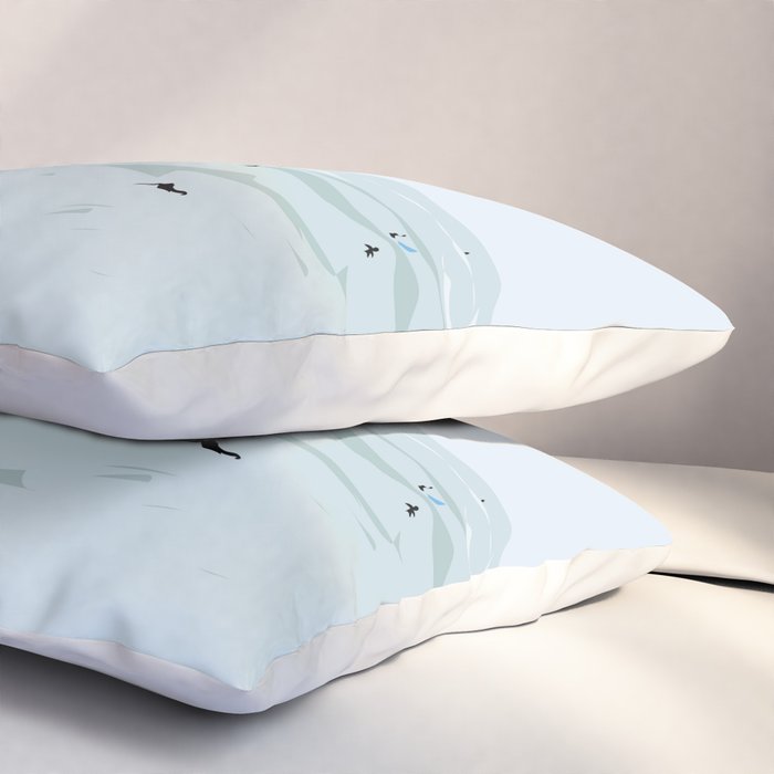 Tiny Surfers in Lima Pillow Sham Gallery Image 3