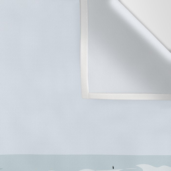 Tiny Surfers in Lima Wall Tapestry Gallery Image 3