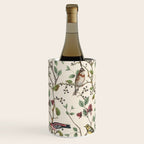 Nordic Birds Autumn Whispers Woodland Pattern Wine Chiller Gallery Image 3