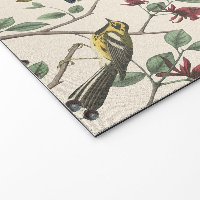 Nordic Birds Autumn Whispers Woodland Pattern Welcome Mat Gallery Image 2