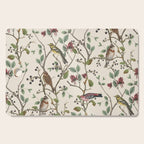 Nordic Birds Autumn Whispers Woodland Pattern Cutting Board Gallery Image 1