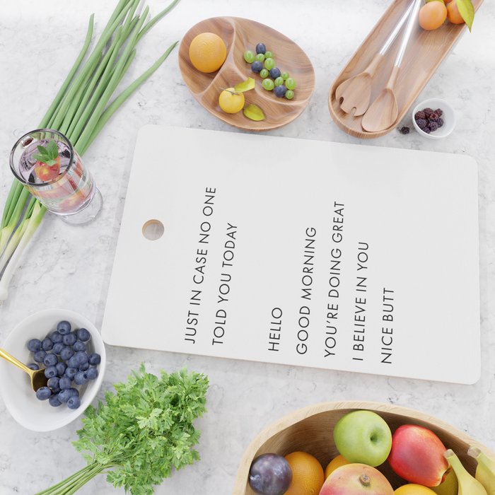 Just In Case No One Told You Today, Hello, Good Morning, Youâre Doing Great â¦ Nice Butt Cutting Board Gallery Image 2