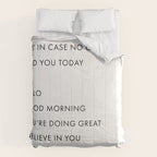 Just In Case No One Told You Today, Hello, Good Morning, Youâre Doing Great â¦ Nice Butt Comforter Gallery Image 6