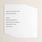 Just In Case No One Told You Today, Hello, Good Morning, Youâre Doing Great â¦ Nice Butt Wrapping Paper Gallery Image 3