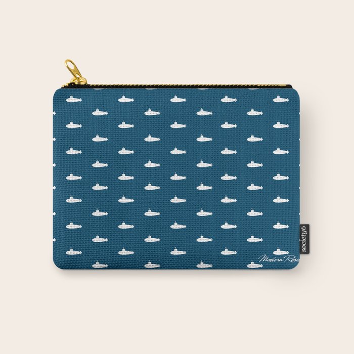Tiny Submarines - Navy Blue Carry All Pouch Gallery Image 1
