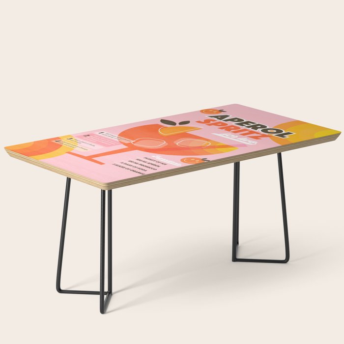 Retro Cocktail Nº1 Aperol Spritz Coffee Table Gallery Image 1