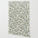 Cactus Desert - sage and copper Wallpaper Gallery Image 2