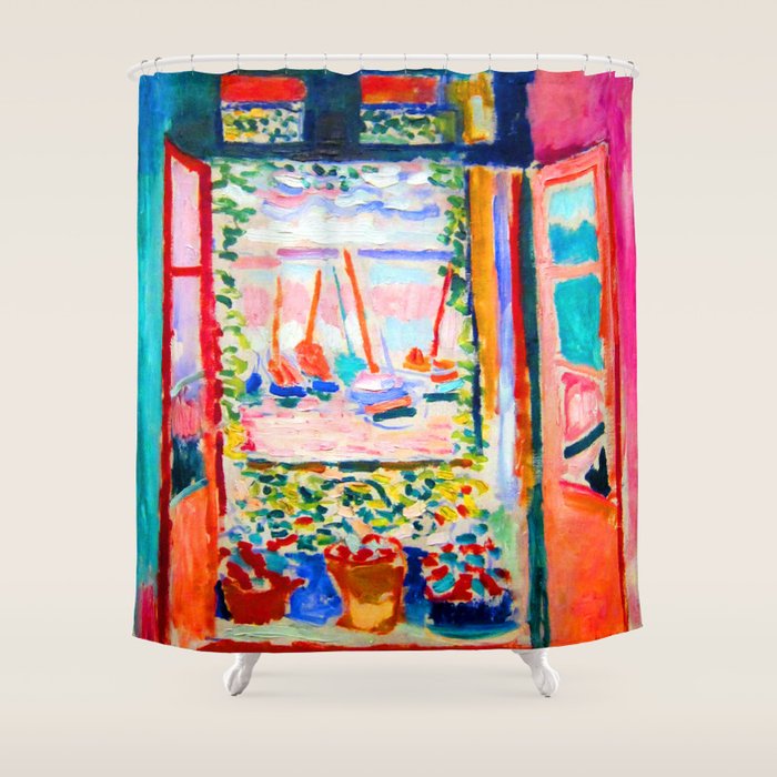Henri Matisse Open Window Shower Curtain Gallery Image 1