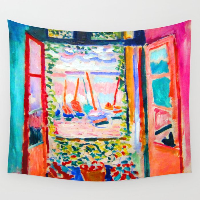 Henri Matisse Open Window Wall Tapestry Gallery Image 4