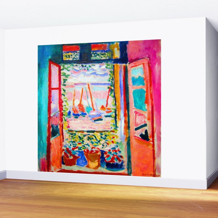 Henri Matisse Open Window Wall Mural Gallery Image 2