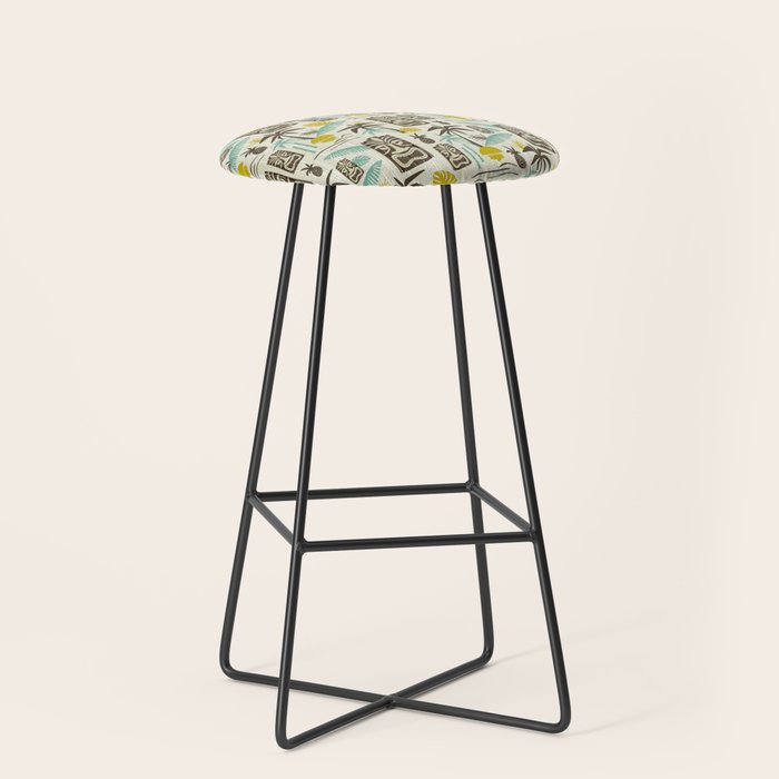 Island Tiki - Tan Stool Gallery Image 1