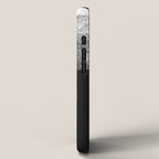 Black and White Minimalist Industrial Abstract iPhone Case Gallery Image 2