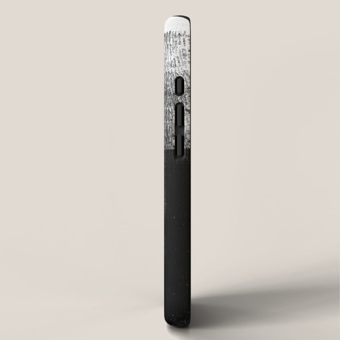 Black and White Minimalist Industrial Abstract iPhone Case Gallery Image 2