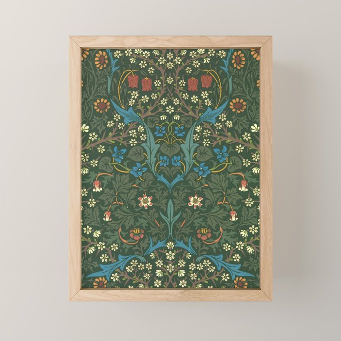 William Morris "Blackthorn" 1. Mini Art Print Gallery Image 1