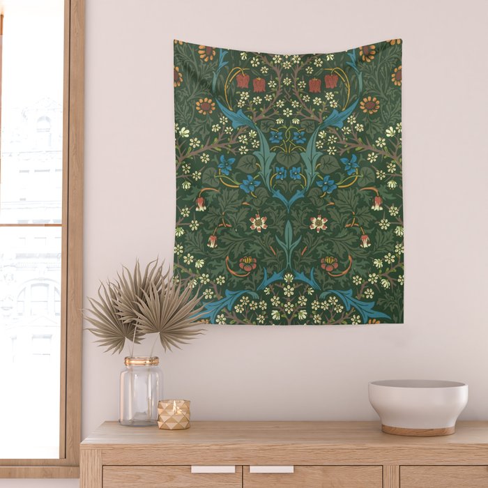 William Morris "Blackthorn" 1. Wall Tapestry Gallery Image 2