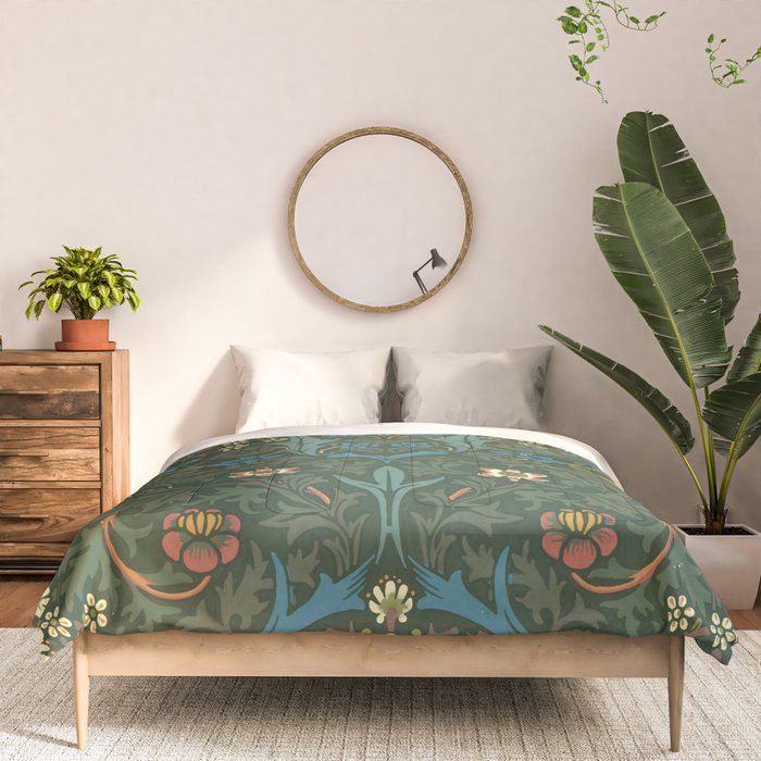 William Morris "Blackthorn" 1. Comforter Gallery Image 3