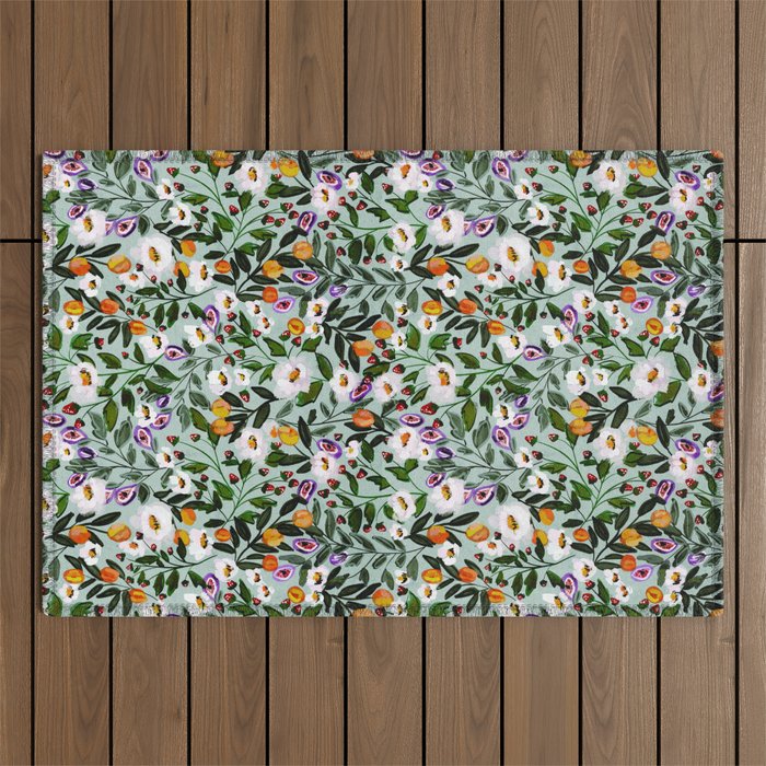 Harvest Garden Outdoor Rug Gallery Image 1