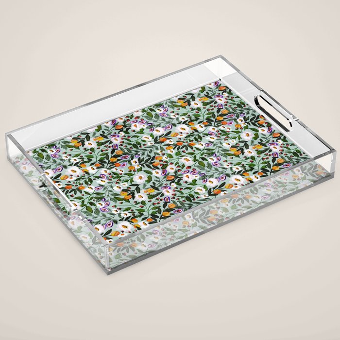 Harvest Garden Acrylic Tray Gallery Image 1