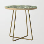 Sage green botanical art print - soft green leaves - nature and travel photography Side Table Gallery Image 1
