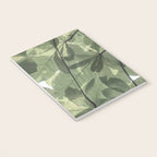 Sage green botanical art print - soft green leaves - nature and travel photography Notebook Gallery Image 3
