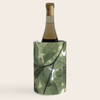 Sage green botanical art print - soft green leaves - nature and travel photography Wine Chiller Gallery Image 1