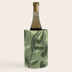 Sage green botanical art print - soft green leaves - nature and travel photography Wine Chiller Gallery Image 2