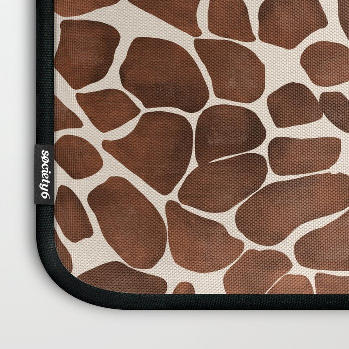 Modern giraffe print Laptop Sleeve Gallery Image 3