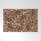 Modern giraffe print Welcome Mat Gallery Image 1