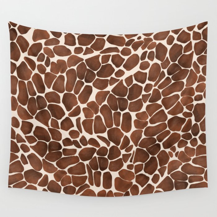 Modern giraffe print Wall Tapestry Gallery Image 1