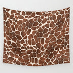 Modern giraffe print Wall Tapestry Gallery Image 4
