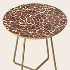 Modern giraffe print Side Table Gallery Image 2