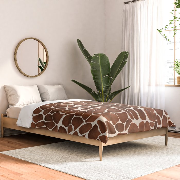 Modern giraffe print Comforter Gallery Image 2