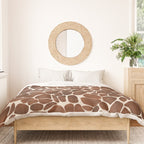 Modern giraffe print Duvet Cover Gallery Image 3
