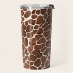 Modern giraffe print Travel Mug Gallery Image 2