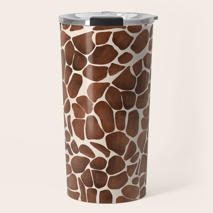 Modern giraffe print Travel Mug Gallery Image 1