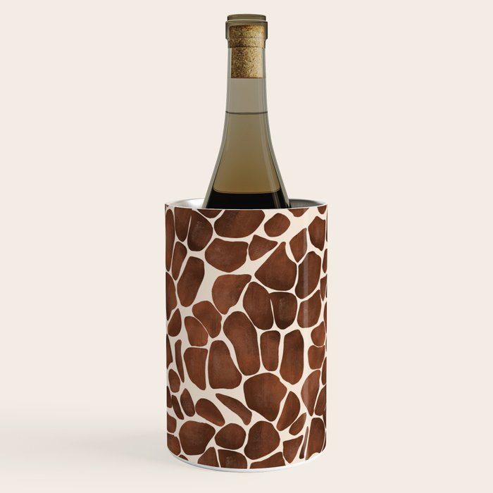 Modern giraffe print Wine Chiller Gallery Image 1
