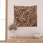 Modern giraffe print Wall Tapestry Gallery Image 2