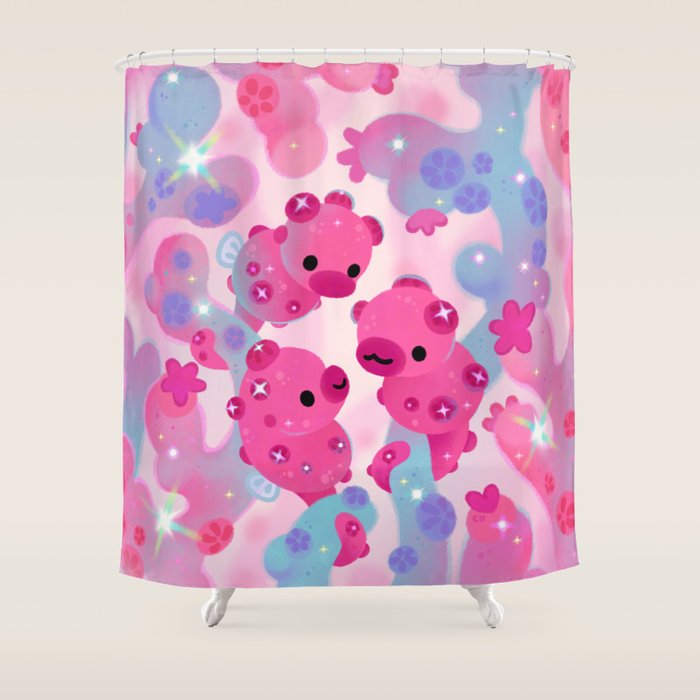 Pygmy seahorse Shower Curtain Gallery Image 1