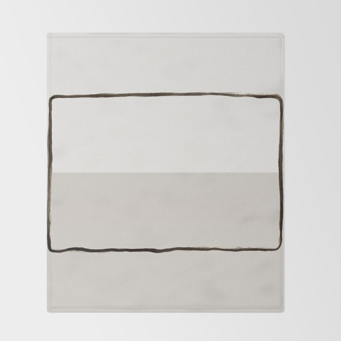 Minimal Space 03 Throw Blanket Gallery Image 2
