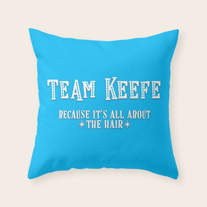 Team Keefe Throw Pillow Gallery Image 6