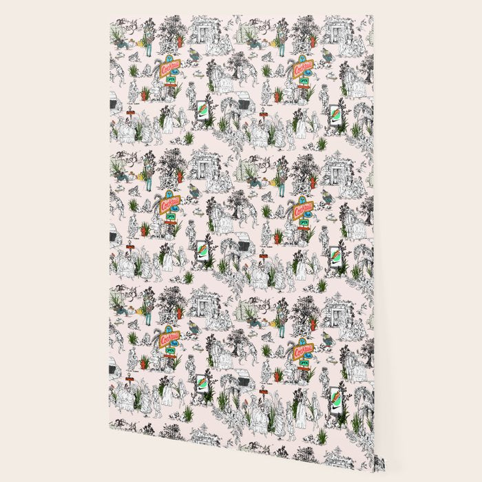 Toile de Jouy modern Wallpaper Gallery Image 2