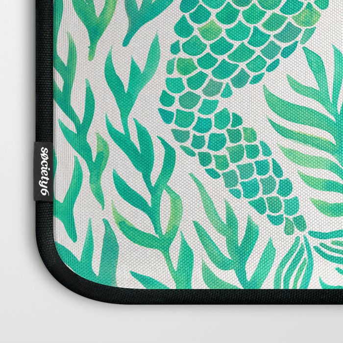 Kelp Forest Mermaid - Mint Palette Laptop Sleeve Gallery Image 3