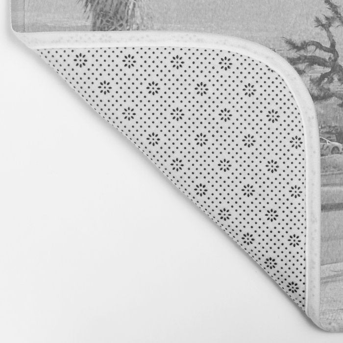 Yucca Valley | Black and White California Landscape Photography Bath Mat Gallery Image 2