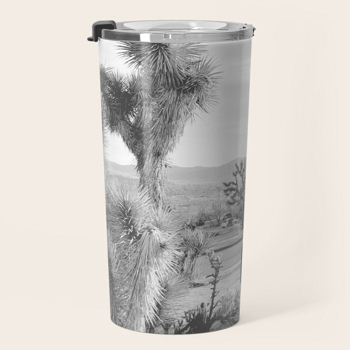 Yucca Valley | Black and White California Landscape Photography Travel Mug Gallery Image 3