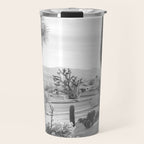 Yucca Valley | Black and White California Landscape Photography Travel Mug Gallery Image 1